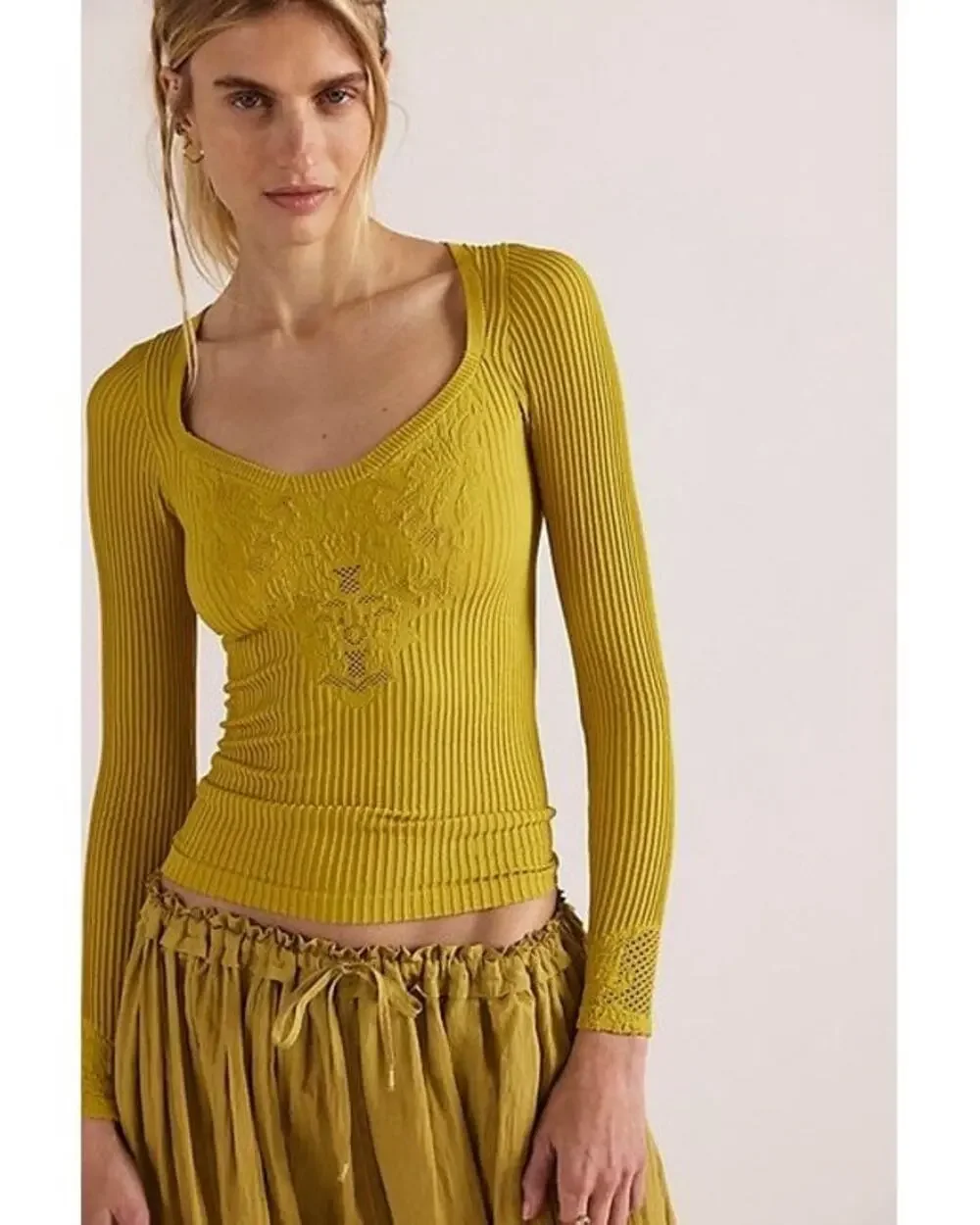NWT New dynamic duo long sleeve free people